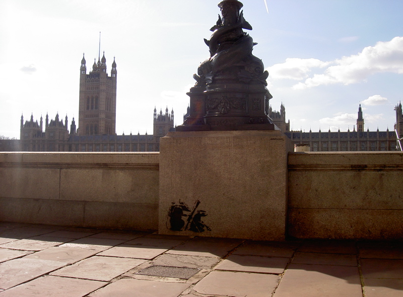 Banksy Mortar Rats